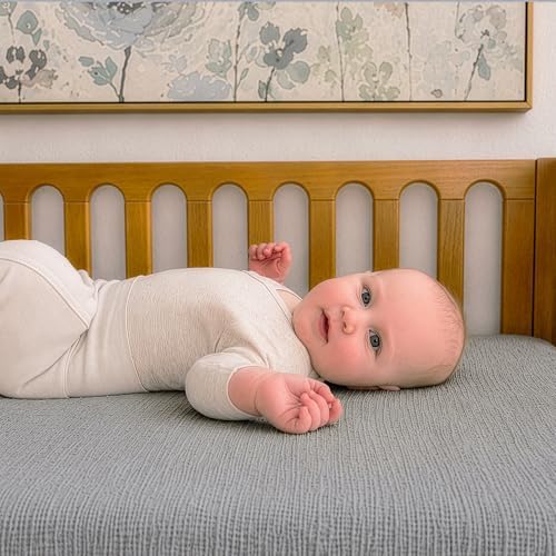 Newton Baby Deluxe Crib Sheet 2-Pack, Organic Gauze - Image 6
