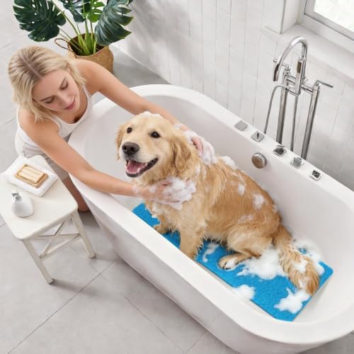 Asvin Soft Textured Bath, Tub Mat, 35x16 Inch, Phthalate Free, Non Slip Comfort - Image 7