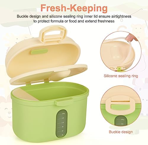 Accmor Baby Formula Dispense On The Go, Portable Milk Powder Formula Dispenser - Image 7