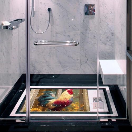Bath Tub Shower Mat, Washable Bathtub Floor Mats, Suction Cups and Drain Holes - Image 6