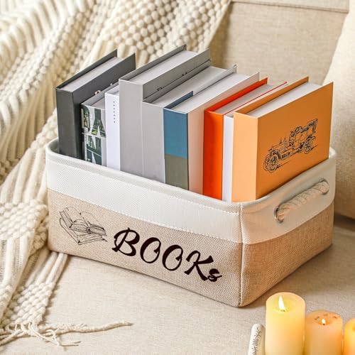 Marsui 1 Pcs TBR Basket Book Storage Bin Bookish Gifts - Image 6