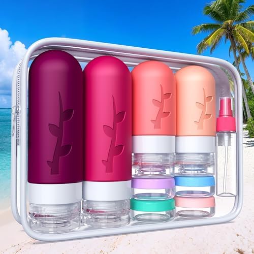 Tocelffe Travel Bottles for Toiletries, Tsa Approved Silicone Containers for - Image 6