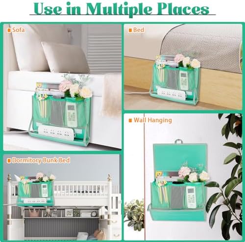 Bedside Caddy Organizer for Dorm Bed Rails - Image 6
