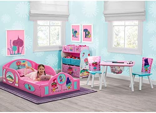 Delta Children Design and Store 6 Bin Toy Storage Organizer, Trolls World Tour - Image 6