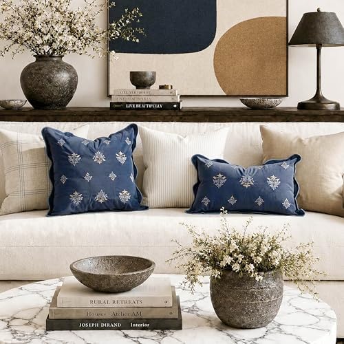 BlissBlush Lumbar Pillow Cover 12x20, Decorative Accent Cushion Cover - Image 7
