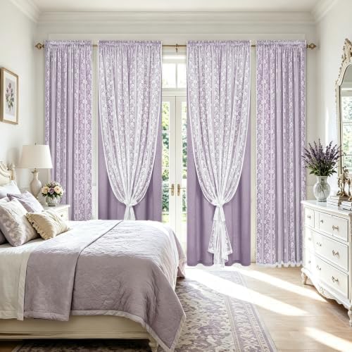 ASPMIZ Linen Curtains for Living Room Double Layer Curtains - Image 7