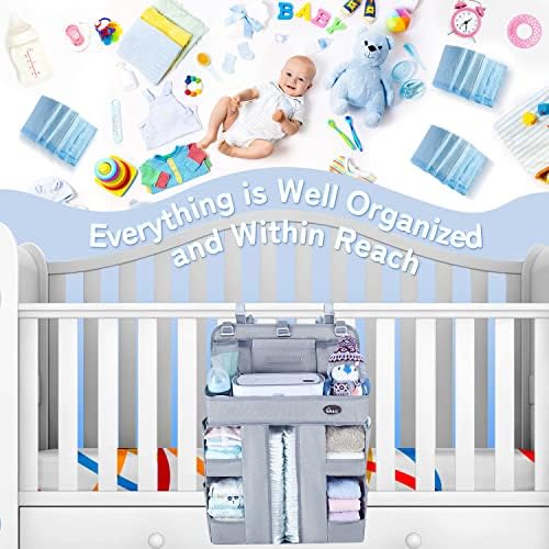 HHZ XL Hanging Diaper Caddy Organizer –Sturdy and Durable Baby Organizer – - Image 6