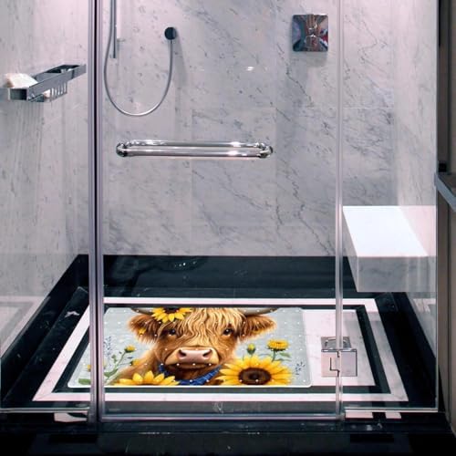 Shower Mat Bathtub Mat, 26.8x15.1 inch, Non-Slip Bath Mat - Image 6