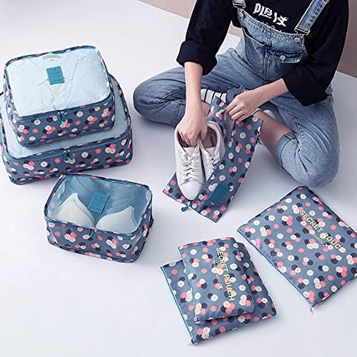 7 Set Packing Cubes Travel Luggage Packing Organizers - Image 6