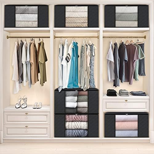 Fab totes 4 Pack Storage Bags for Clothes Blanket Storage Bins - Image 6