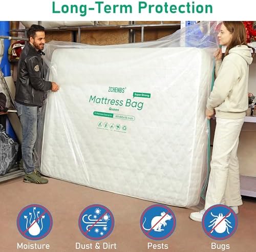 ZCHENBS® - Queen Mattress Bags for Moving, Waterproof Mattress Storage Bag - Image 6