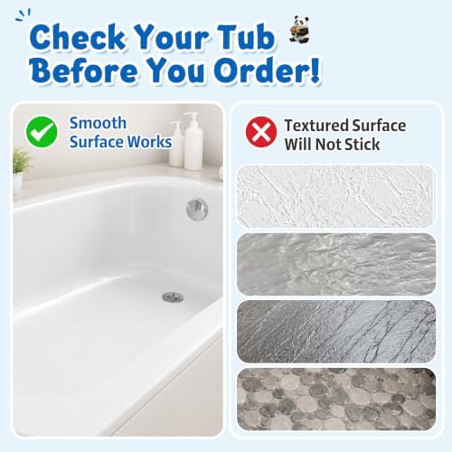 XIYUNTE Bath Mat for Tub Non Slip Bathtub Mat Non Slip 40x16 Baby Bath Mat - Image 6