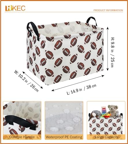Rectangle Rugby Storage Basket - Image 6