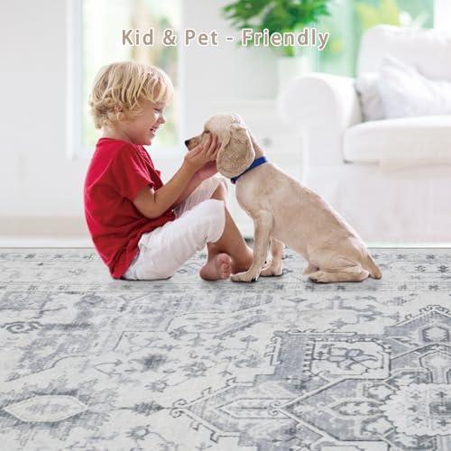 Washable Rugs 8x10 Area Rugs for Living Room, Dining Room - Image 6