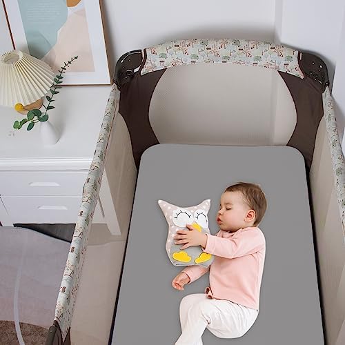 Mini Crib Sheets Waterproof 2 Pack - Image 6