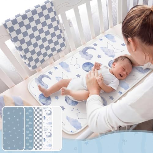 Hahafelt 5 Pcs Waterproof Changing Pad Liner - Image 6