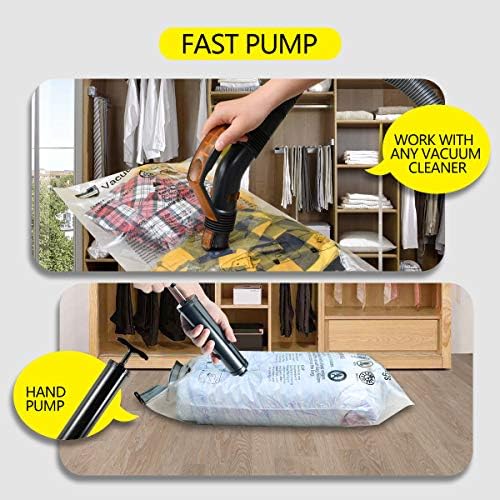 GONGSHI Vacuum Storage Bags for Clothing, Large & Medium - Image 6