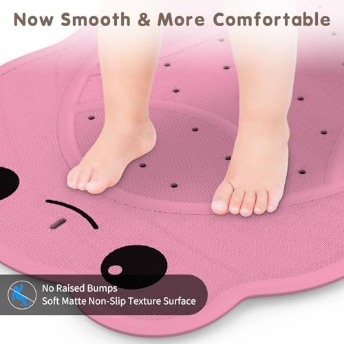 Bathtub Mat Non Slip for Kids Baby Toddler, Natural Rubber Dual Anti-Slip - Image 6