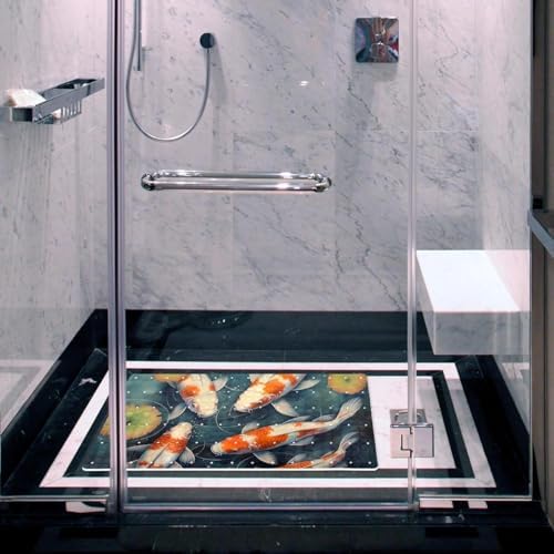 Bath Tub Shower Mat, Washable Bathtub Floor Mats, Suction Cups and Drain Holes - Image 6