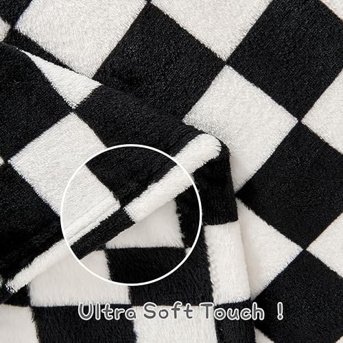 Yurhap Checkered Baby Blanket Fleece Baby Blankets - Image 6