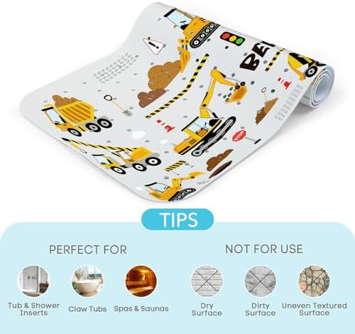 SHUCHING Baby Bath Mat for Tub Non Slip-40x16 Inch - Image 7