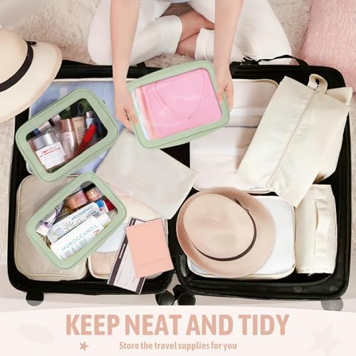YOPCDJ 3PCS Clear Toiletry Bag, TSA Approved Travel Pouch - Image 6