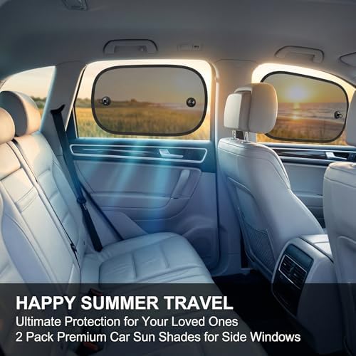 2 PCS Car Window Shades, 19.7" Γ 11.8" Car Windows Shade - Image 6