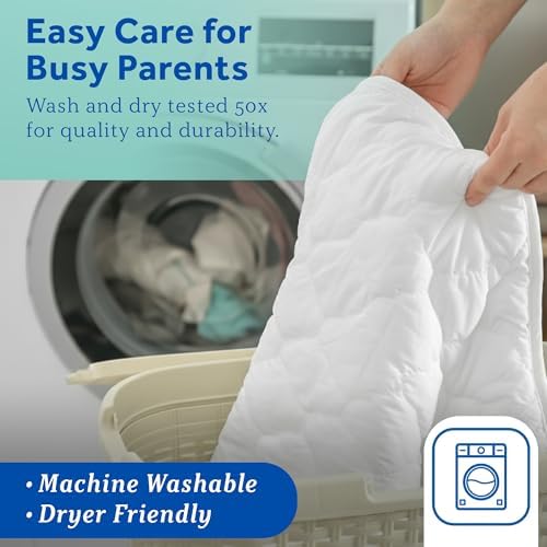 Sealy Baby SafetyCase Breathable Waterproof Crib Mattress Protector Pad - Image 6