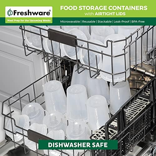 Freshware Food Storage Containers 8 oz Plastic Deli Containers - Image 6
