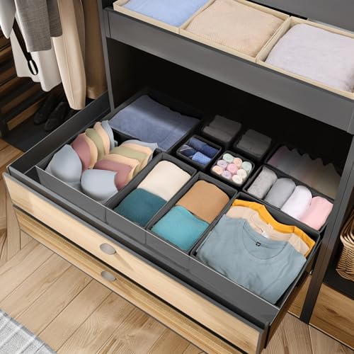 12 Pcs Drawer Organizer Clothes – Dresser Organizers - Image 7