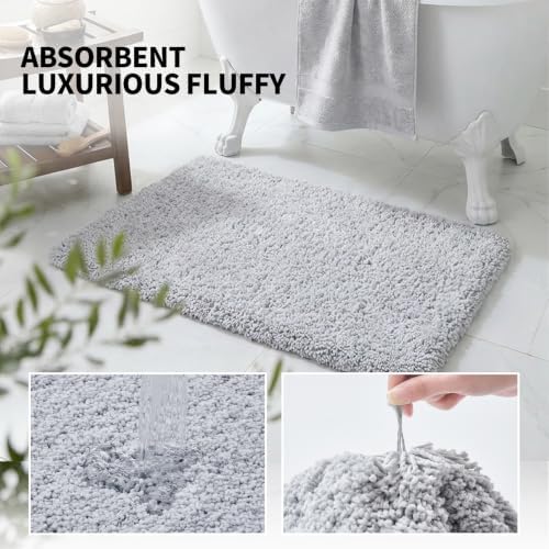 ILANGO Bathroom Rugs 24" × 17", Extra Soft Absorbent Microfiber Bath Rugs - Image 7