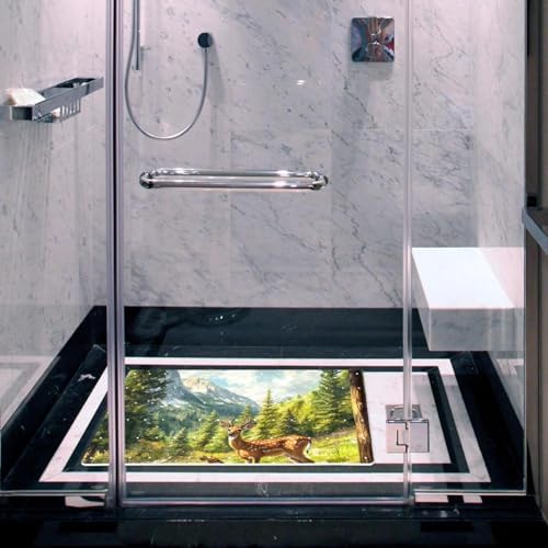 Shower Mat Bathtub Mat, 26.8x15.1 inch, Non-Slip Bath Mat - Image 6