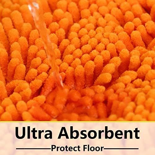 Bathroom Rugs Chenille 3-Piece Extra Soft and Absorbent Shag Bathroom Rugs - Image 6