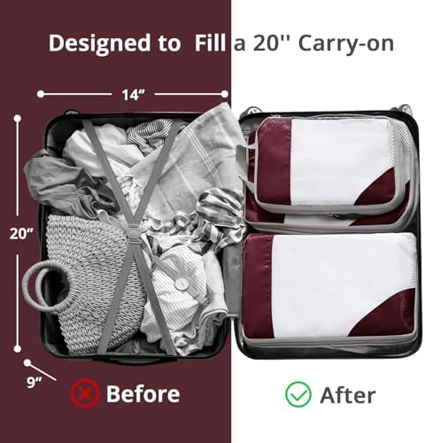9 Set Compression Packing Cubes - Image 7