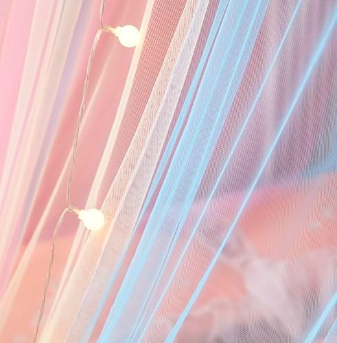Rainbow Bed Canopy with Lights - Image 7