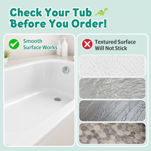 XIYUNTE Bath Mat for Tub Non Slip Bathtub Mat Non Slip 40x16 Baby Bath Mat - Image 7