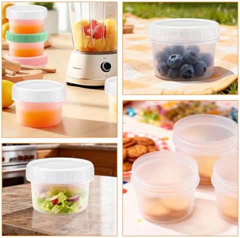 24 Pack 4 oz Food Storage Jars - Image 7