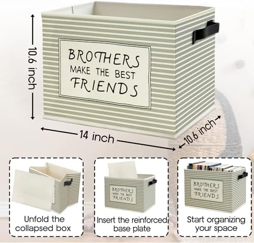 Boy Nursery Storage Bins Box - Image 6