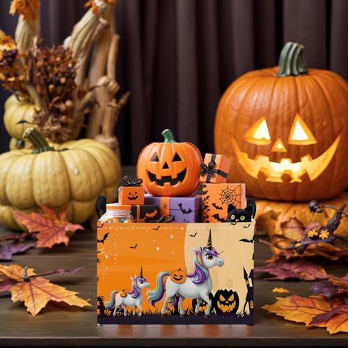 Halloween Basket Gift Cute Pumpkin Ghost Parties Decor Kid Trick or Treat Basket - Image 7