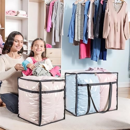 110L Large Capacity Clear Storage Bags - Image 6