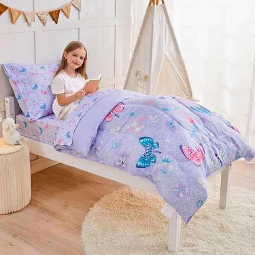 lasoftan Butterfly Toddler Bedding Set - Image 6