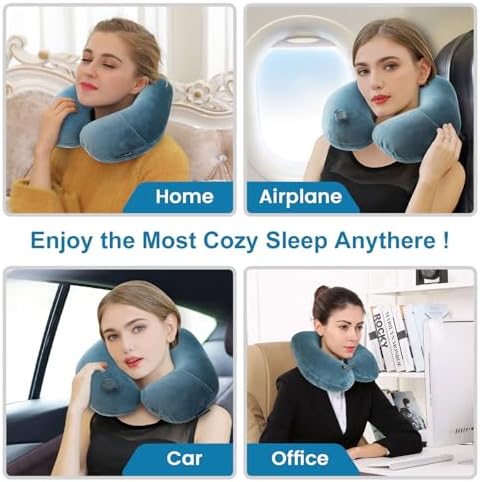 Keemall Inflatable Travel Neck Pillow - Image 6