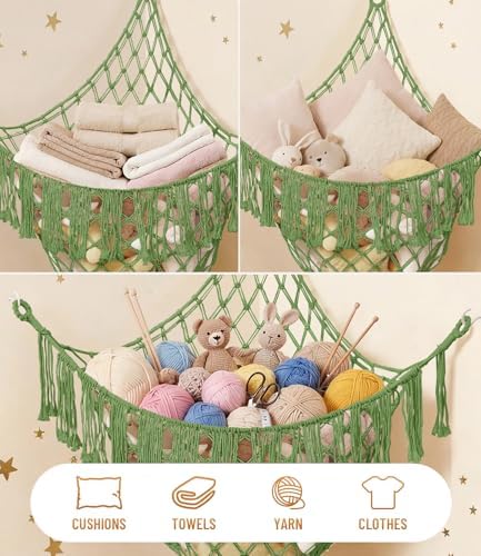 Lare Stuffed Animal Storage Hammock Corner Net - Image 6