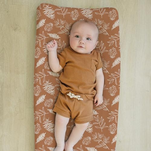 BROLEX Changing Pad Covers for Baby: Boy Girls Ultra Stretchy Soft 2 Pack - Image 7