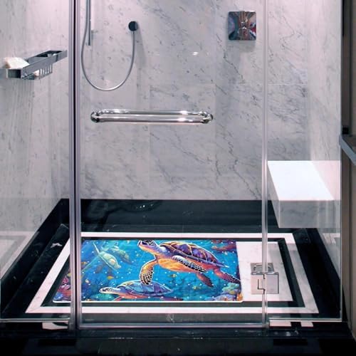 Non Slip Shower Mat Bathtub Mat 15.1x26.8 Inch, Quick Dry Bath Mat - Image 6