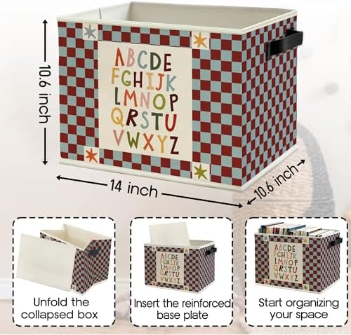 Alphabet Classroom Storage Bins Box - Image 6