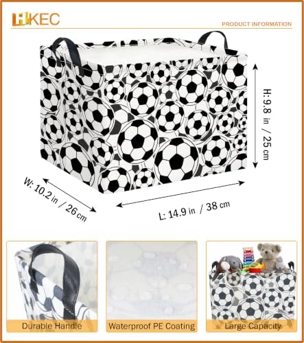 Rectangle Storage Basket with Handles, Collapsible Storage Bin, Gift Basket - Image 6
