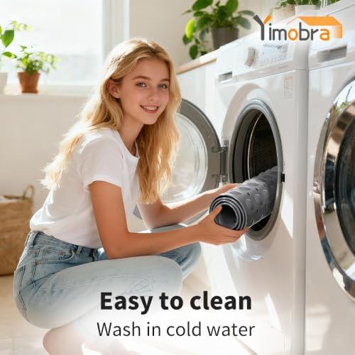 Yimobra Non Slip Bath Mat for Tub 40x16, 2 Pack Long Bath Tub Mat - Image 6