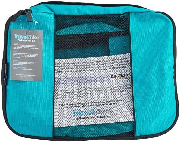 TravelWise Luggage Packing Organization Cubes 5 Pack, 2 Small, 2 Medium - Image 5