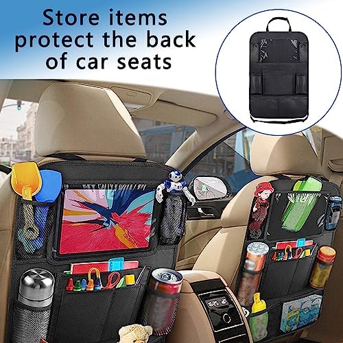 Aokdom 2PCS Car Seat Back Organizer, Extra Large Capacity Car Seat Organizer - Image 7